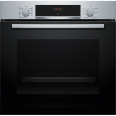Bosch Serie 4 HBA514ES3 horno 71 L 3400 W Negro, Acero inoxidable