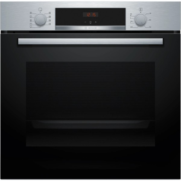 Bosch Serie 4 HBA514ES3 horno 71 L 3400 W Negro, Acero inoxidable