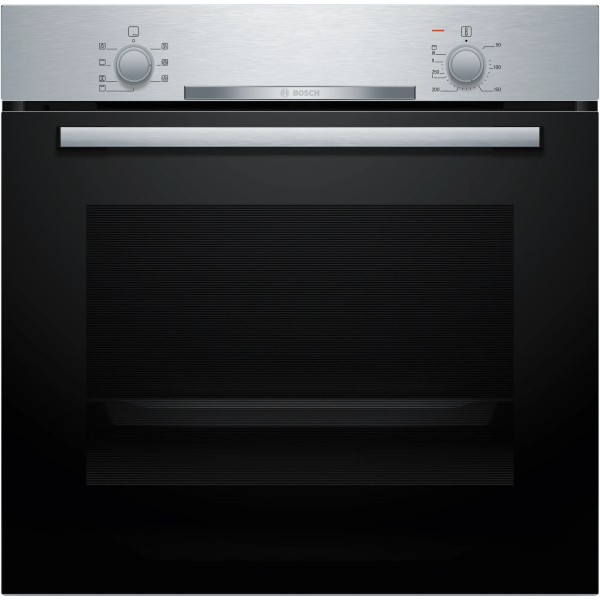 Bosch Serie 2 HBA510BR3 horno 71 L 3400 W Negro, Acero inoxidable