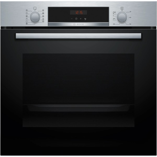 Bosch Serie 4 HBA574ES3 horno 71 L 3600 W Negro, Acero inoxidable