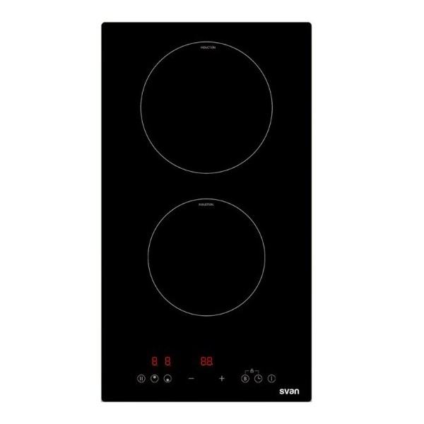 SVAN SI2301 hobs Negro Integrado 28.8 cm Con placa de inducción 2 zona(s)