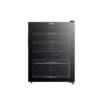 Midea MDRW111FGG22 enfriador de vino Nevera de vino Independiente Negro 24 botella(s)