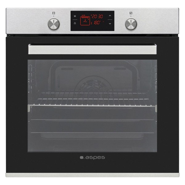 Aspes AHM10800DCX horno 78 L 3100 W Negro, Acero inoxidable