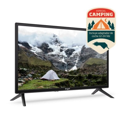 Engel LE2462CA Televisor 61 cm (24") HD Negro 180 cd   m²