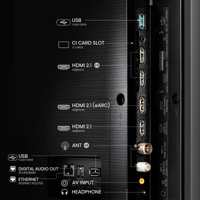 Hisense 100E7NQ PRO Televisor 2,54 m (100") 4K Ultra HD Smart TV Wifi Negro 500 cd   m²