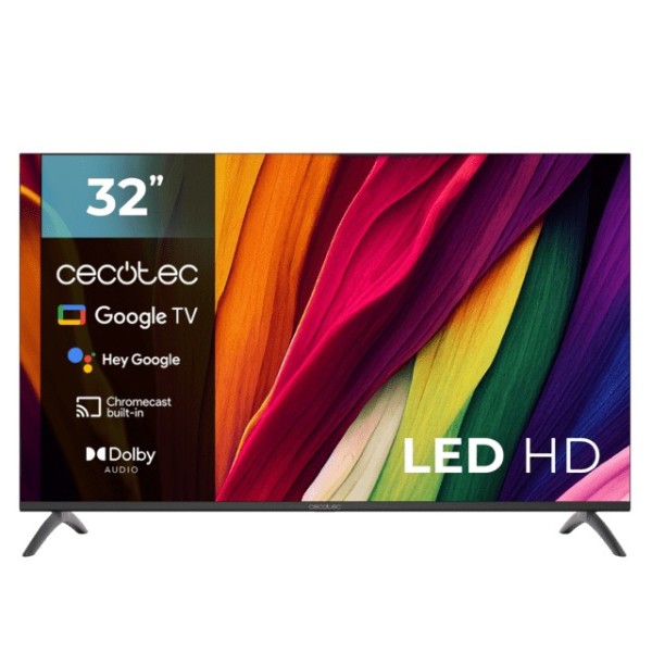 Cecotec 03619 Televisor 81,3 cm (32") HD Smart TV Negro