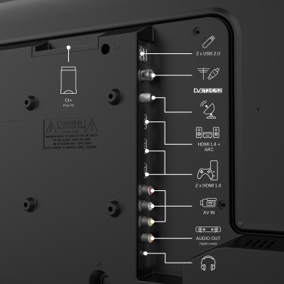 Thomson 24HD2S13 Televisor 61 cm (24") HD Negro