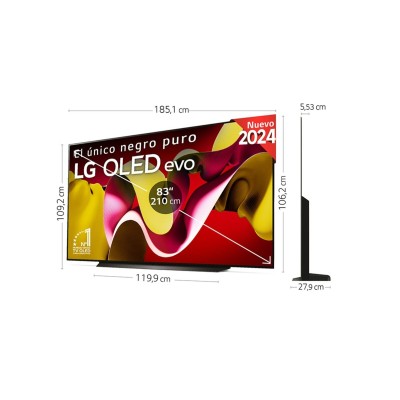 LG OLED OLED83C44LA Televisor 2,11 m (83") 4K Ultra HD Smart TV Wifi Marrón