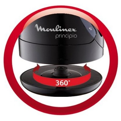 Moulinex Principio tetera eléctrica 1,2 L 2400 W Negro