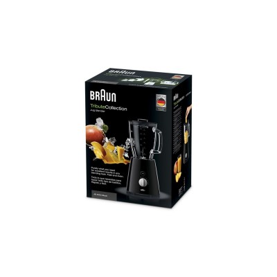Braun JB 3060 0,5 L Batidora de vaso 800 W Negro, Plata