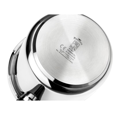 BRA A185100 olla a presión 3 L Plata