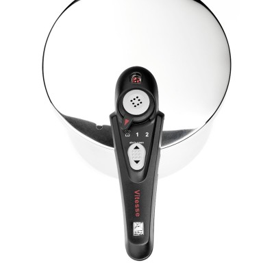 BRA A185105 olla a presión 11 L Plata