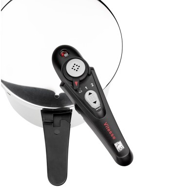 BRA A185105 olla a presión 11 L Plata