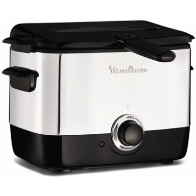 Moulinex AF220010 freidora Sencillo 1 L Independiente 1000 W Negro, Acero inoxidable