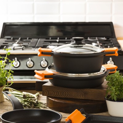 BRA A270324 cacerola Sartén para wok sofrito Alrededor