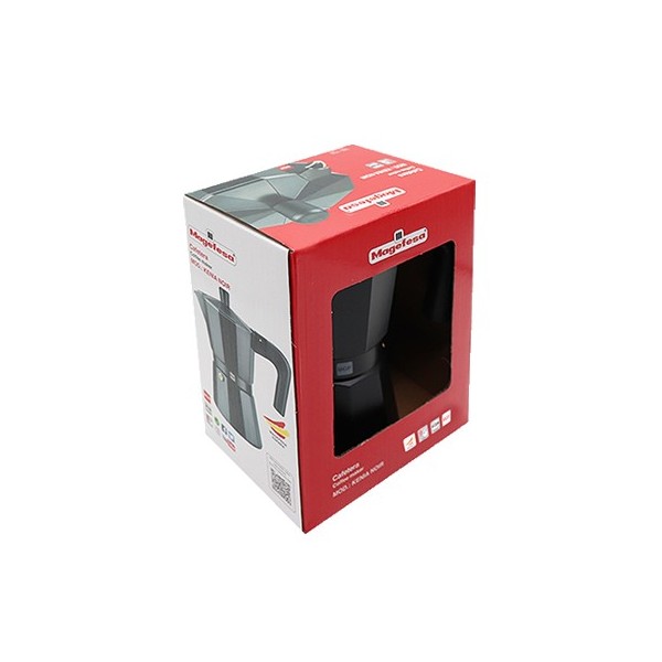 Magefesa 71PVCZGNM16 cafetera manual Cafetera italiana Negro