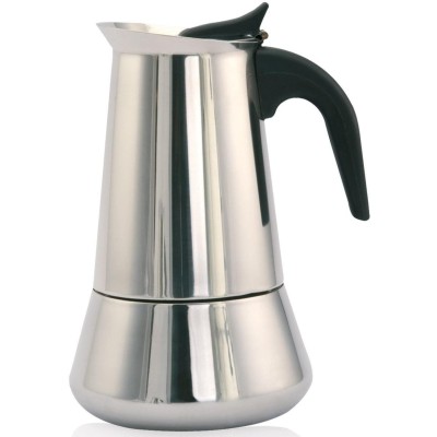 Orbegozo KFI 460 cafetera manual Cafetera italiana Negro, Acero inoxidable