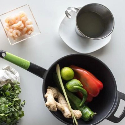 BRA Prior Sartén para wok sofrito Alrededor