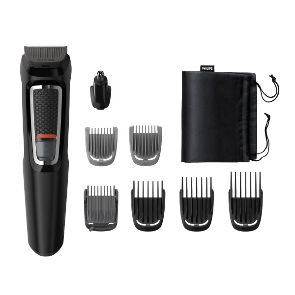 Philips MULTIGROOM Series 3000 Cara y cabello 8 en 1 con 8 herramientas