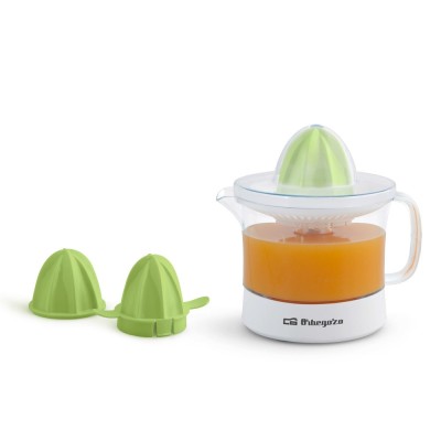 Orbegozo EP 1510 exprimidor Exprimidor eléctrico de tomates 25 W Verde, Transparente, Blanco