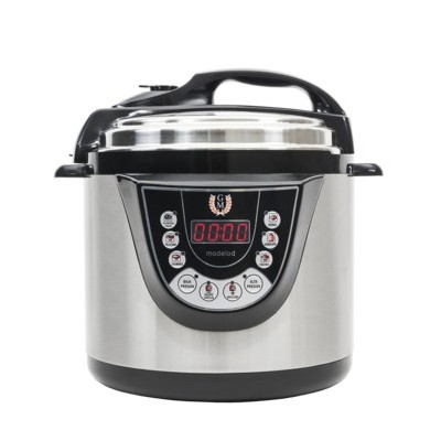 Cecotec 02003 olla a presión 6 L Negro, Acero inoxidable 1000 W