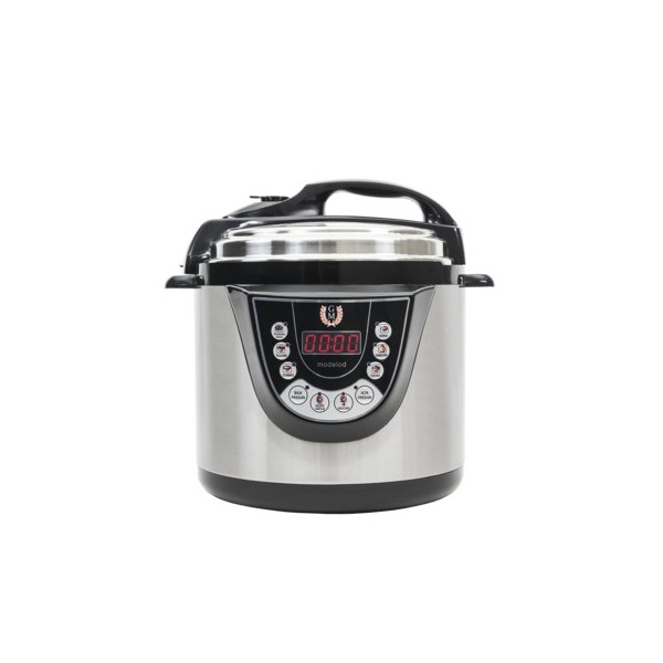 Cecotec 02003 olla a presión 6 L Negro, Acero inoxidable 1000 W