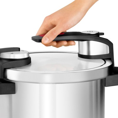 BRA A185601 olla a presión 4 L Plata