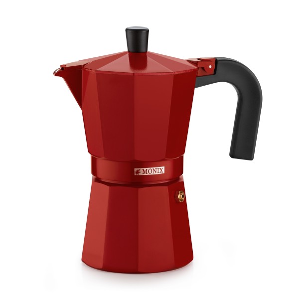 Monix M281703 cafetera manual Cafetera italiana Rojo