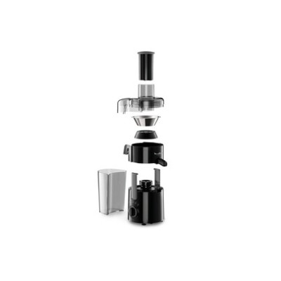 Moulinex JU3708 Licuadora centrífuga 350 W Negro, Acero inoxidable