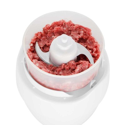 Orbegozo MC-4550 picadora eléctrica de alimentos 0,6 L 800 W Transparente, Blanco