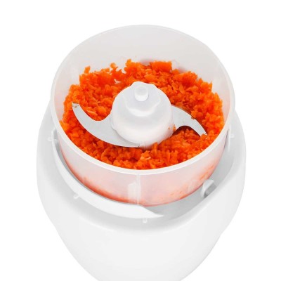 Orbegozo MC-4550 picadora eléctrica de alimentos 0,6 L 800 W Transparente, Blanco