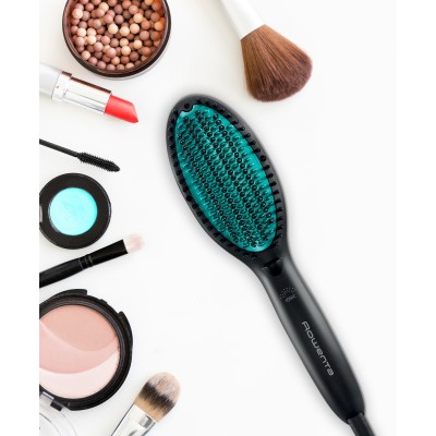 Rowenta Power Straight CF5820 Cepillo alisador Caliente Negro, Verde 1,8 m