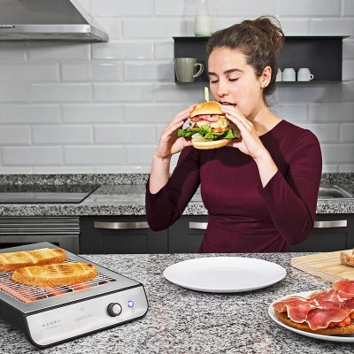 Cecotec Turbo EasyToast Inox 6 900 W Negro, Plata