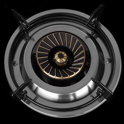 Orbegozo FO 3520 hobs Negro, Acero inoxidable Encimera Encimera de gas 3 zona(s)