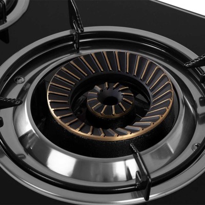 Orbegozo FO 3520 hobs Negro, Acero inoxidable Encimera Encimera de gas 3 zona(s)