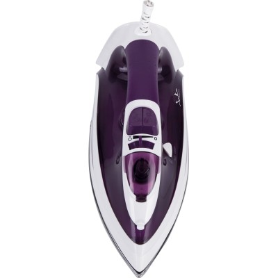 JATA PL225 plancha Plancha a vapor Suela de acero inoxidable 2400 W Púrpura, Blanco