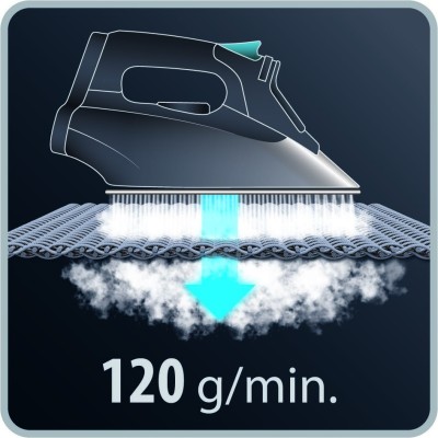 Rowenta DX1635 Plancha a vapor Suela de acero inoxidable 2400 W Marrón