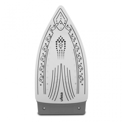 Ufesa PV3285 plancha Plancha vapor-seco Suela de cerámica 2800 W Negro, Gris, Blanco