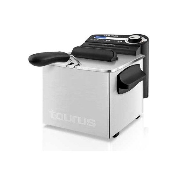 Taurus Professional 2 Plus Sencillo 2 L Independiente Freidora Acero inoxidable