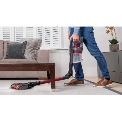 Shark IZ251 Aspiradora escoba 2 en 1 Batería Secar HEPA Sin bolsa Borgoña