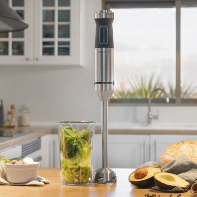 Cecotec Power TitanBlack 1500 XL 0,8 L Batidora de inmersión 1500 W Negro, Plata