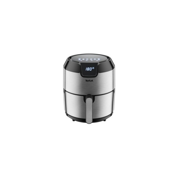 Tefal Easy Fry EY401D Sencillo 4,2 L Independiente 1500 W Freidora de aire caliente Negro, Acero inoxidable