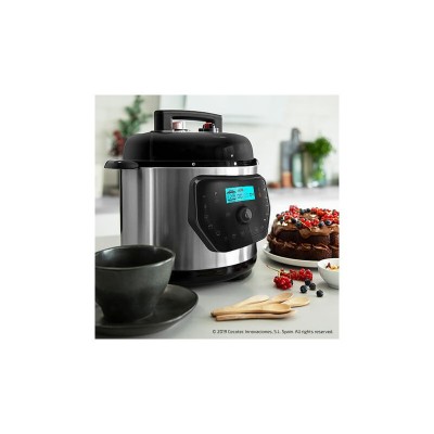 Cecotec Olla GM H Deluxe 6 L Negro, Acero inoxidable