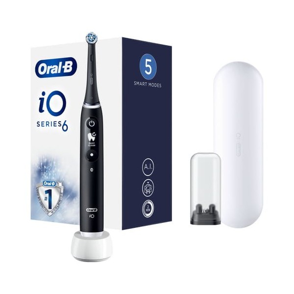 Oral-B iO 6 Adulto Cepillo de dientes oscilante Negro