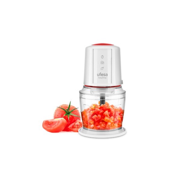 Ufesa Easy Chop picadora eléctrica de alimentos 0,8 L Blanco