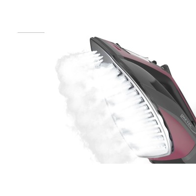 Imetec 9440 plancha Plancha vapor-seco Suela de anodilium 2400 W Negro, Borgoña