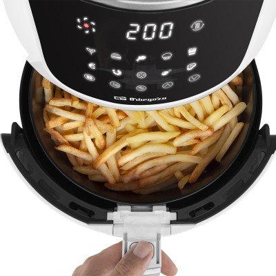 Orbegozo FDR 64 freidora Sencillo 4 L 1500 W Negro, Acero inoxidable, Blanco