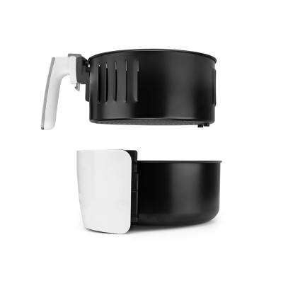 Orbegozo FDR 64 freidora Sencillo 4 L 1500 W Negro, Acero inoxidable, Blanco