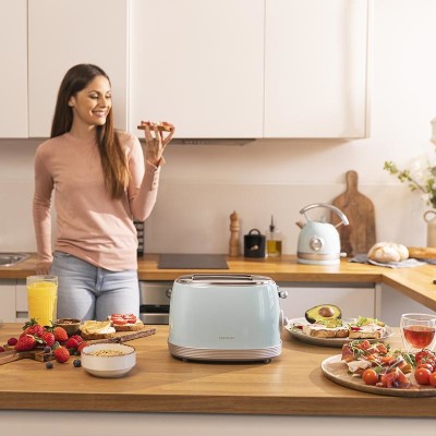 Cecotec Vintage 800 6 2 rebanada(s) 850 W Azul