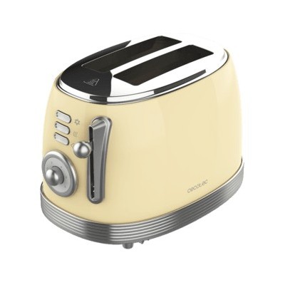 Cecotec Vintage 800 6 2 rebanada(s) 850 W Amarillo